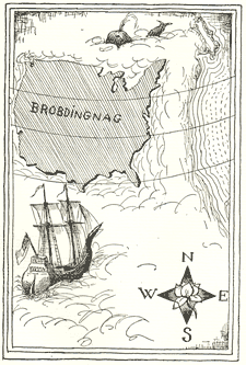 Map of Brobdingnag
