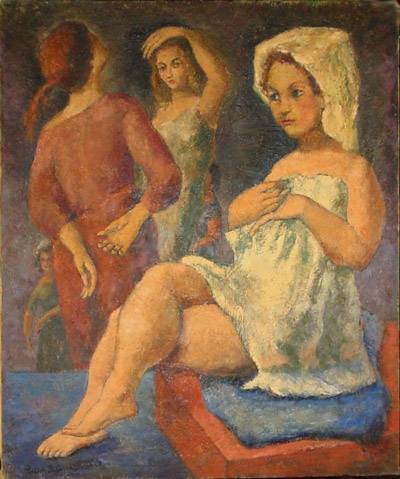 Woman in a White Towel