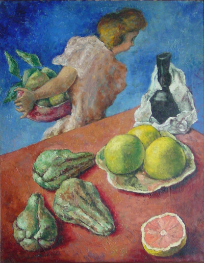 Woman with Fruit