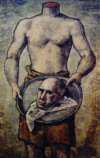 Self portrait as John the Baptist